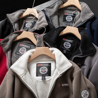 SnugPeak™ – Unisex Dubbellager Vadderad Fleecejacka