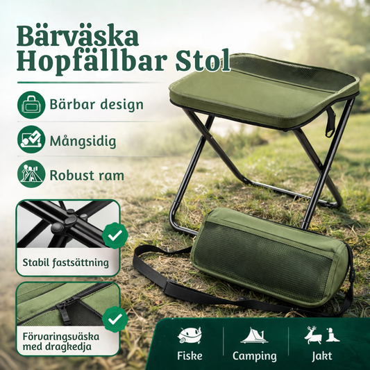 TrailFold™ – Bärbar Väska-Buren Fällbar Sittplats