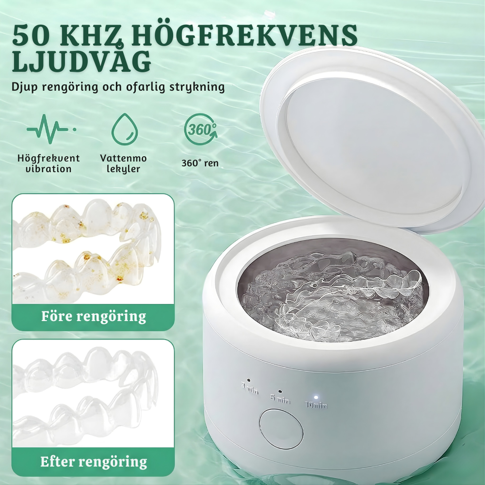 SmileSonic™ – Professionell Ultraljuds Rengöringsmaskin för Retainers