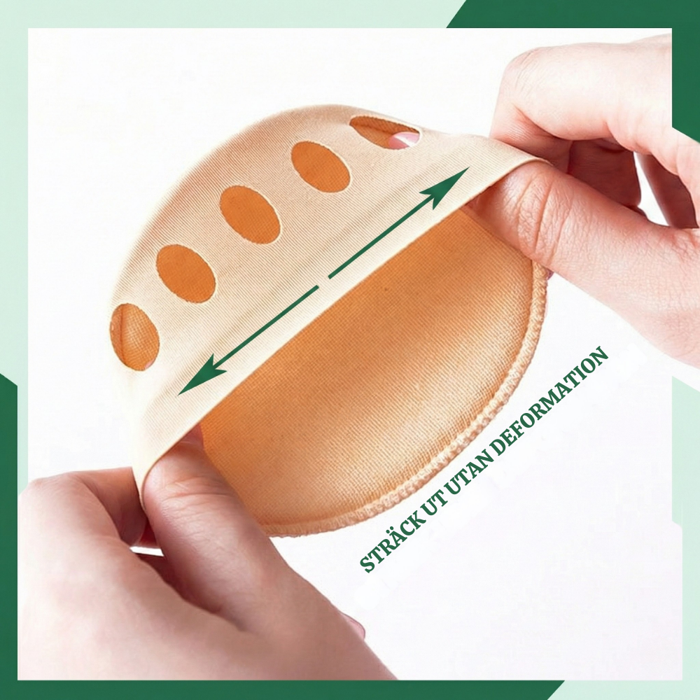 Cushiona™ – Fem-Tå Framfots Gel-Fria Stötdämpande Inläggssulor