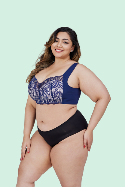 Selene™ – Sömlös Spets Push-Up BH med Stöd