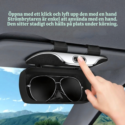 LuxVisor™ – Premium One-Touch Glasögonhållare för Bil