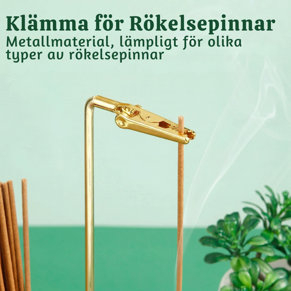 SereniAsh™ – Premium 2-i-1 Rökelsebrännare Och Hållare