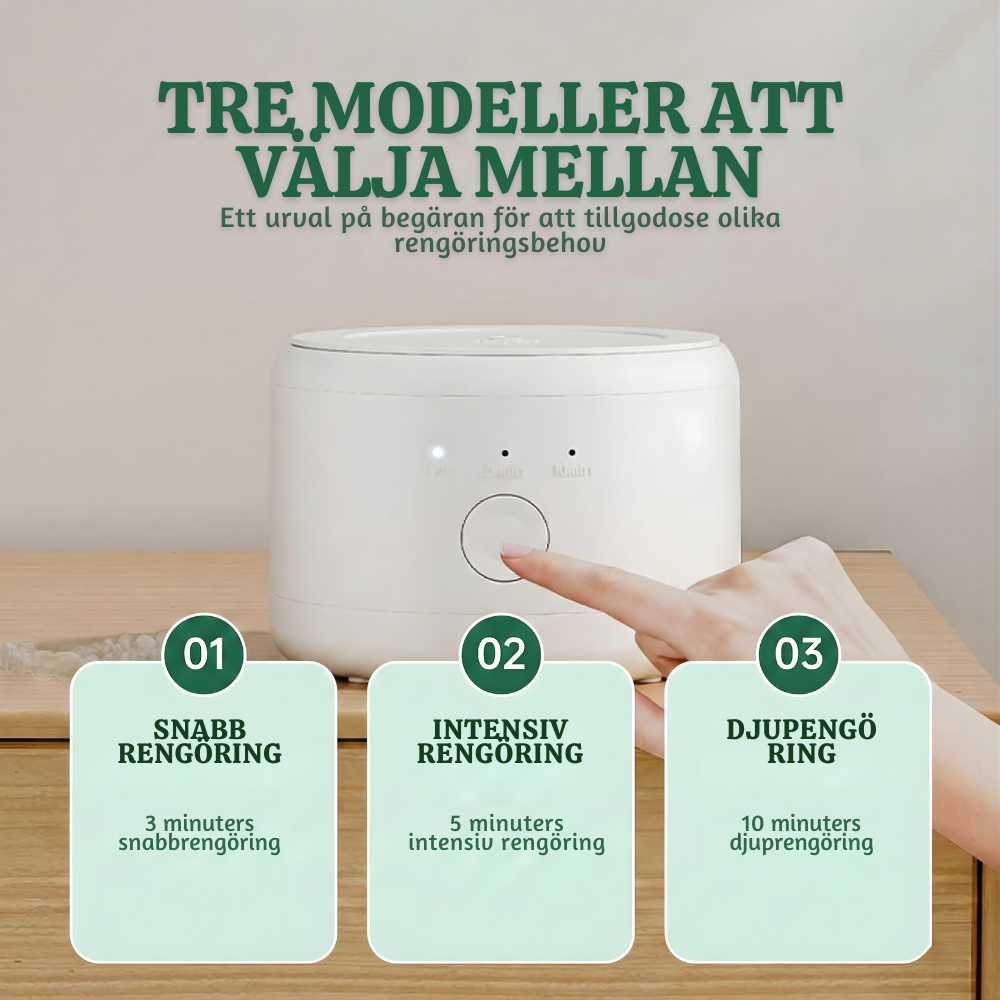 SmileSonic™ – Professionell Ultraljuds Rengöringsmaskin för Retainers