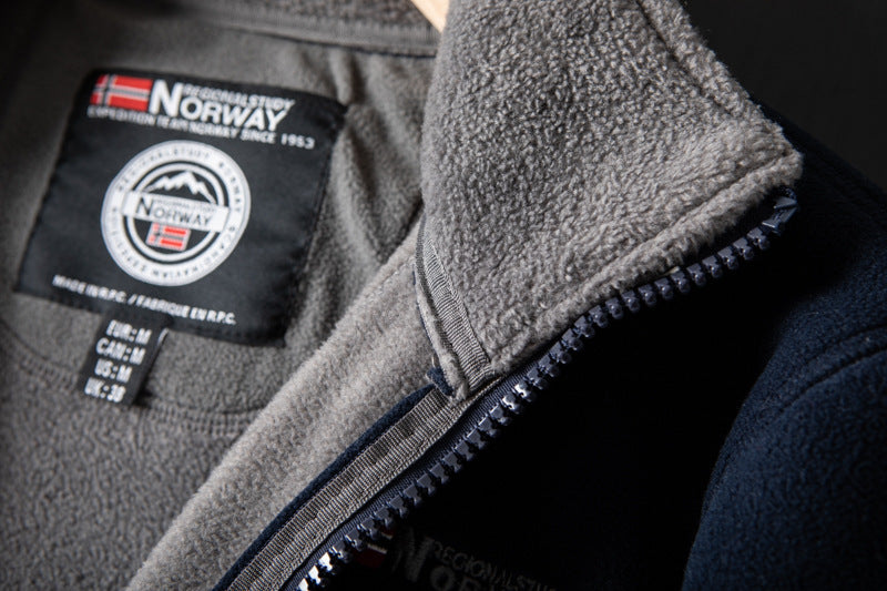SnugPeak™ – Unisex Dubbellager Vadderad Fleecejacka