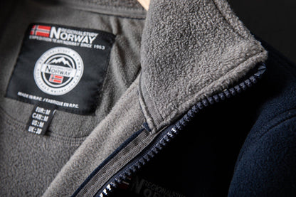 SnugPeak™ – Unisex Dubbellager Vadderad Fleecejacka