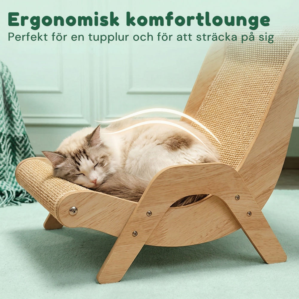 PawHaven™ – Premium 2-i-1 Sisal Klösmöbel Och Bädd För Katter