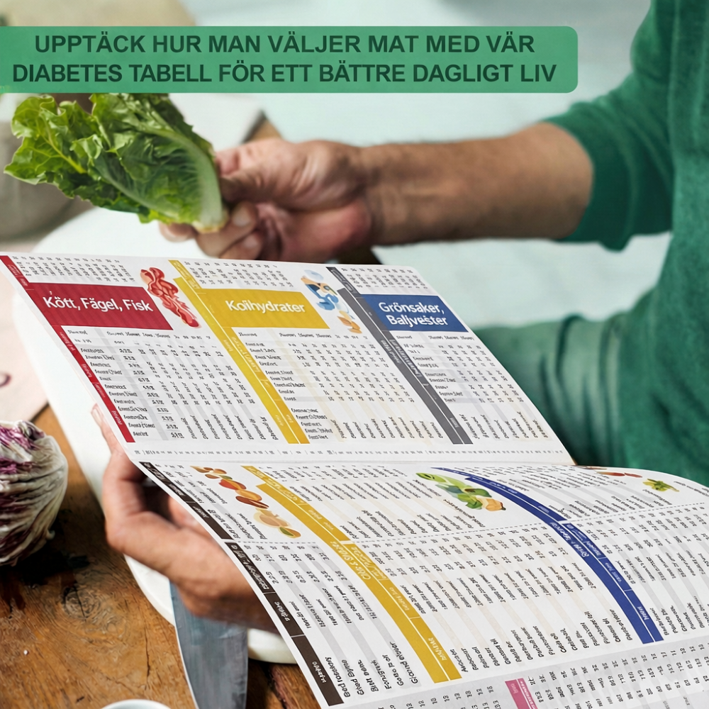 NutriGlance™ – Hälsosam Diabetes Måltidsplanerare & Näringsguide Schema