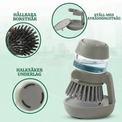 ScrubJet™ – Köks Skrubbborste med Inbyggd Tvåldispenser