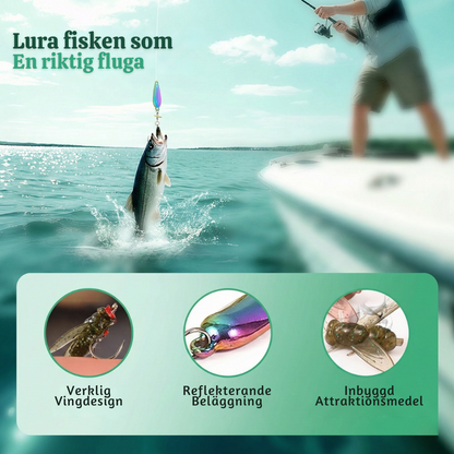 FishFool™ – Metall Propeller Flugfiskedrag