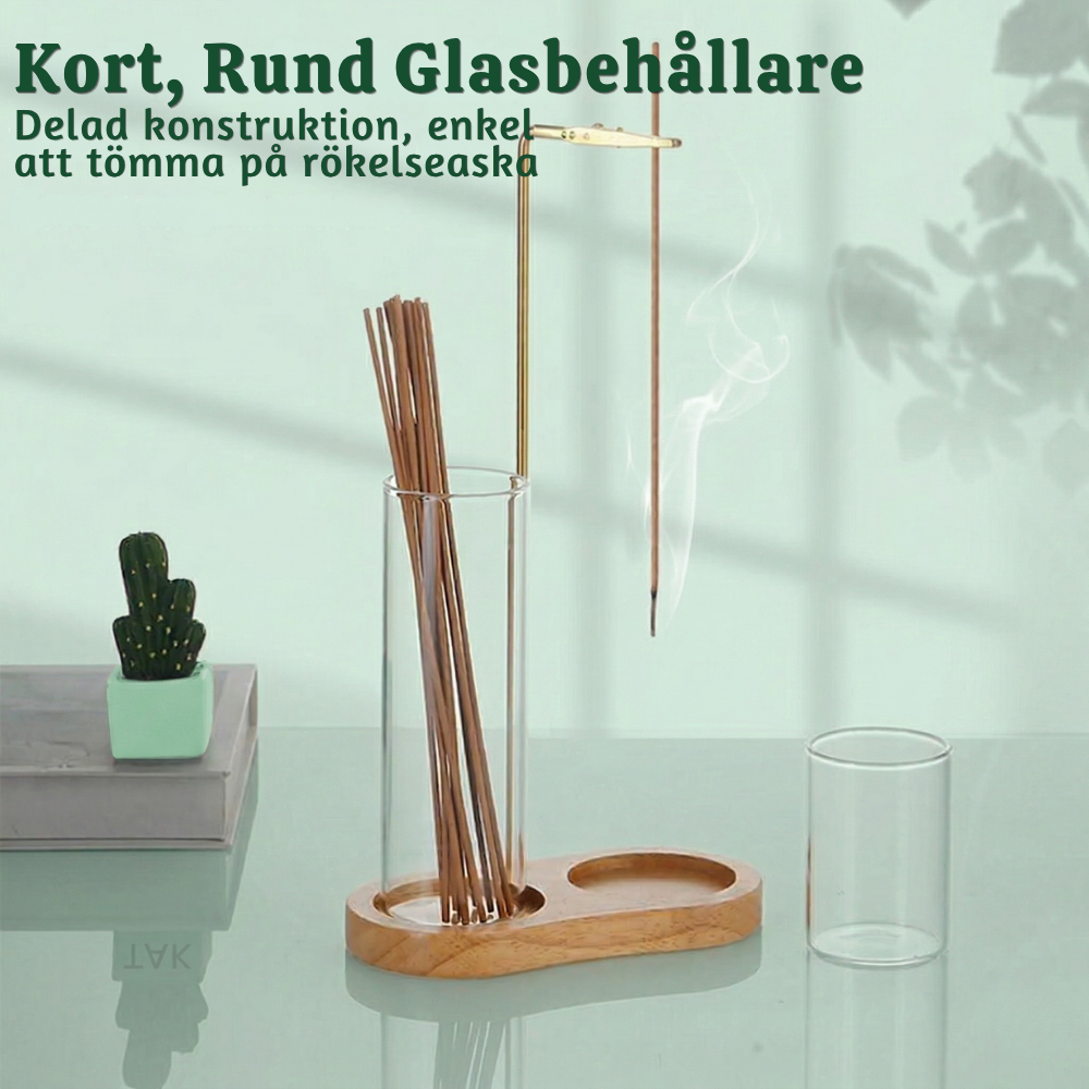 SereniAsh™ – Premium 2-i-1 Rökelsebrännare Och Hållare