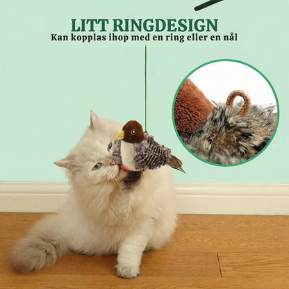Catfri™ – Interaktivt Kvittrande Fågel Leksak