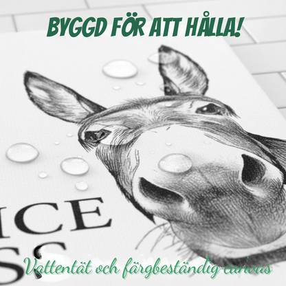 CheekyDonk™ – Rolig Åsna Badrumsväggdekoration