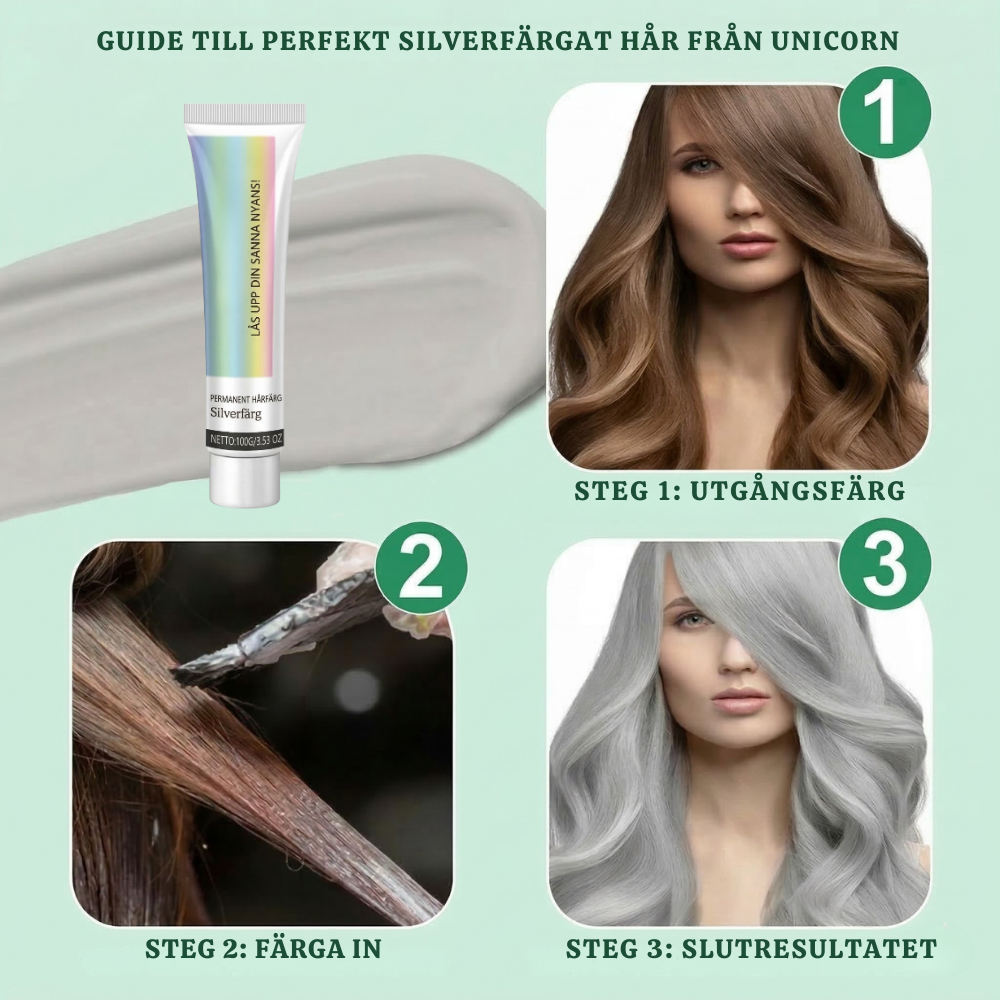 SilverMuse™ – Naturlig Professionell Silver Hårfärg