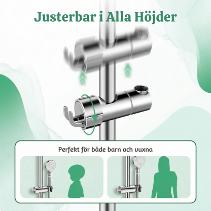 GlideDock™ – Justerbar Borrfri Duschhållare