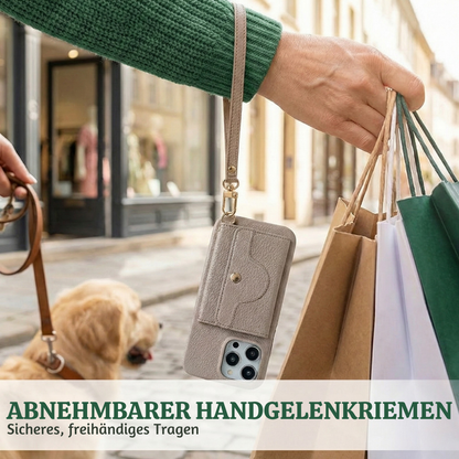 ChicCarry™ – Skyddande Mobilplånboksfodral med Spegel