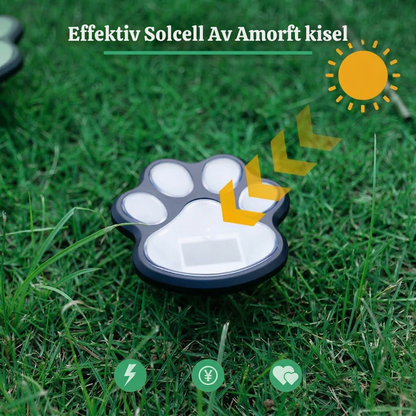 GlowPaws™ – Soldrivna Utomhus Tass Stig Lampor