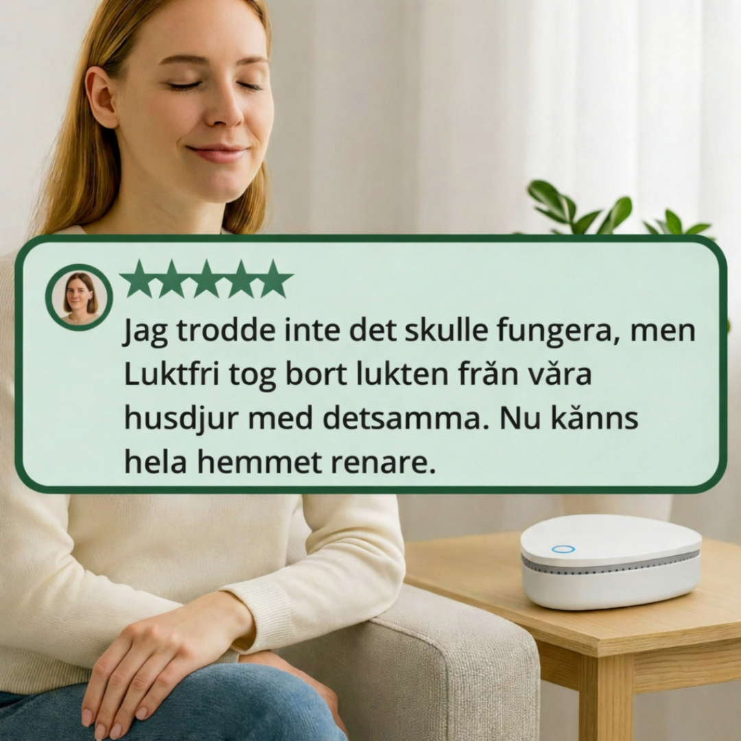 FreshCore™ – Smart Luktfri Ozonluftrenare