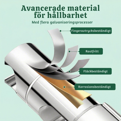 GlideDock™ – Justerbar Borrfri Duschhållare