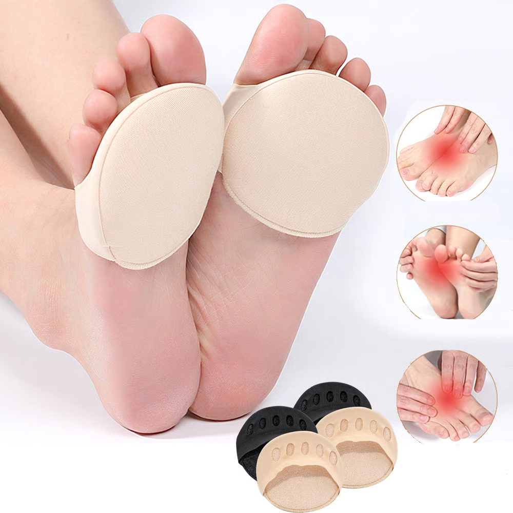 Cushiona™ – Fem-Tå Framfots Gel-Fria Stötdämpande Inläggssulor