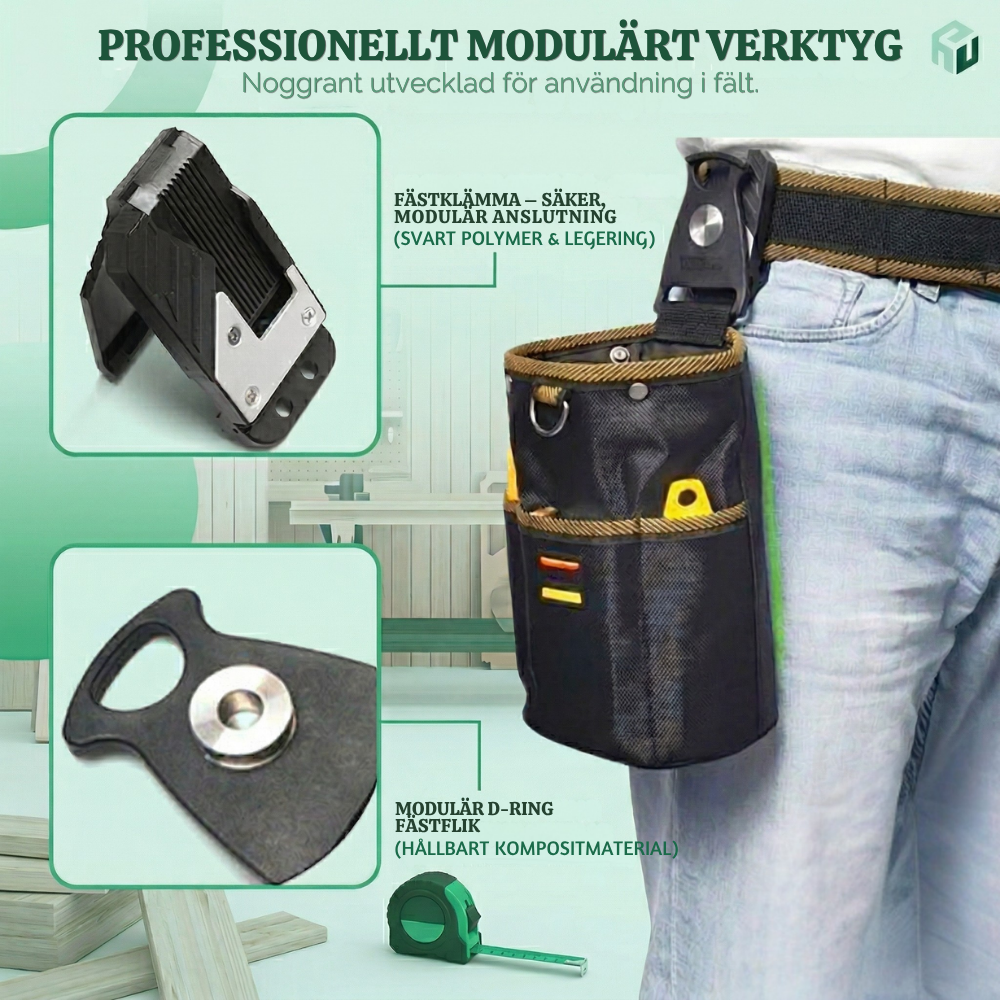 SnapCarry™ – Robust Verktygsväska Med Clips