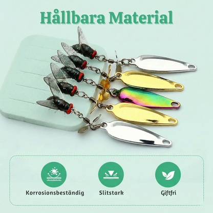 FishFool™ – Metall Propeller Flugfiskedrag