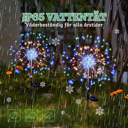 StarBurst™ – Soldrivna Dekorativa LED Fyrverkerilampor