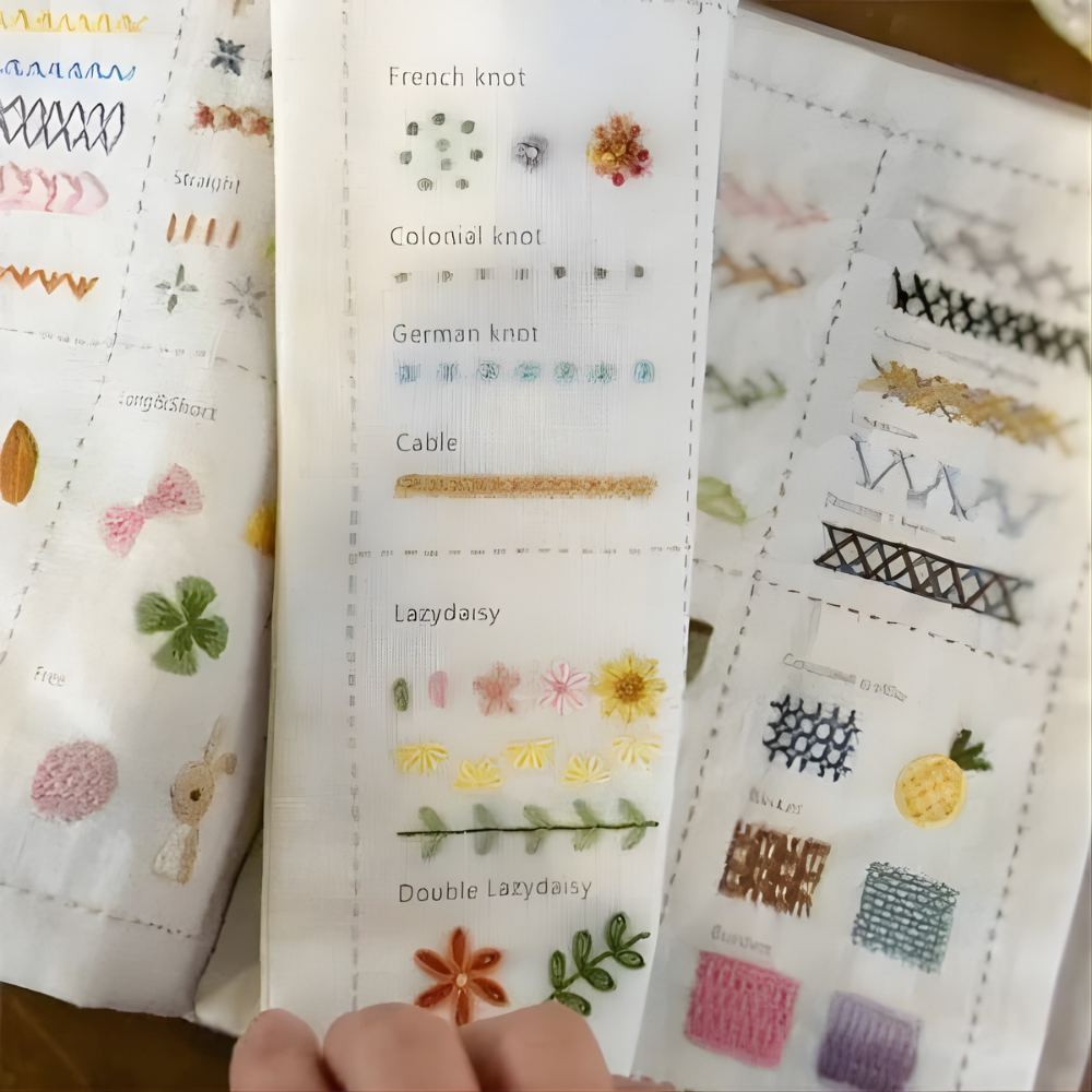SoftStitch™ – Tygbroderi Övnings- & Lärobok