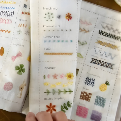 SoftStitch™ – Tygbroderi Övnings- & Lärobok