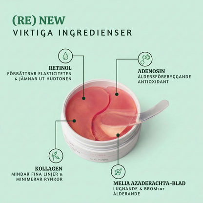 Silkéra™ – Bio-Kollagen Återfuktande Lystergivande Ögonpatches