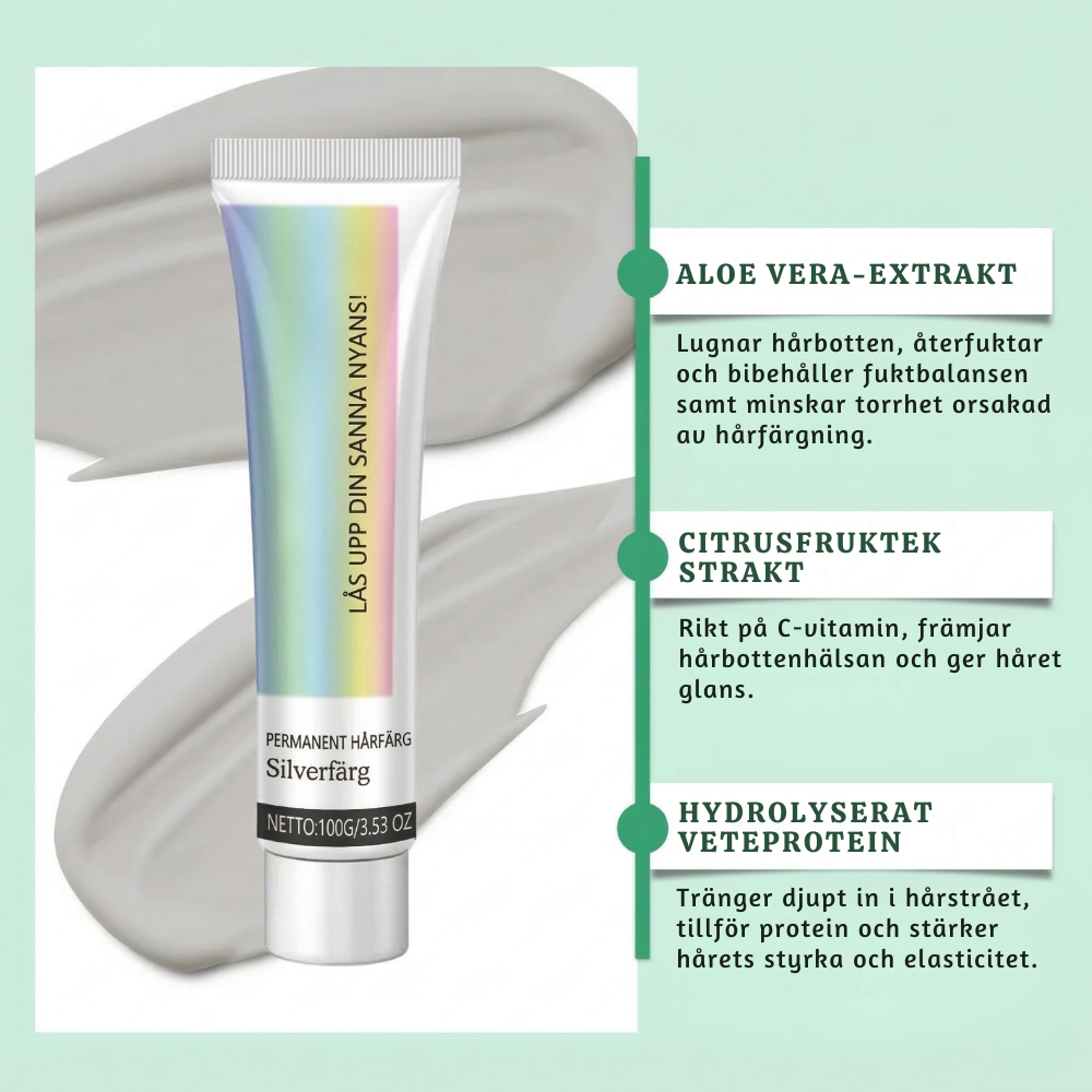 SilverMuse™ – Naturlig Professionell Silver Hårfärg