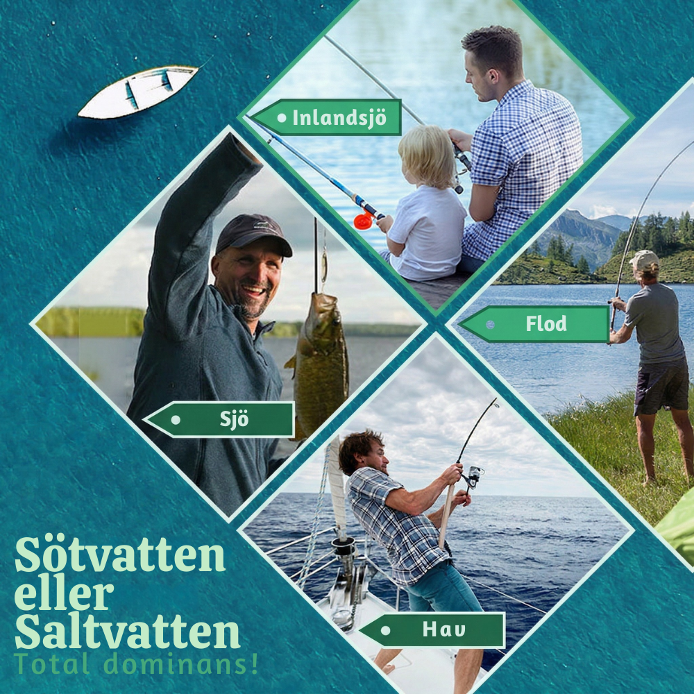 FishFool™ – Metall Propeller Flugfiskedrag