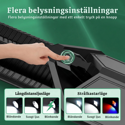 UltraRay™ – Långräckviddig Taktisk LED Ficklampa