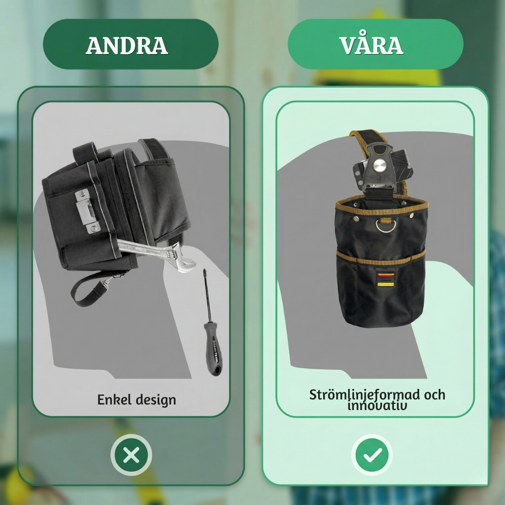 SnapCarry™ – Robust Verktygsväska Med Clips