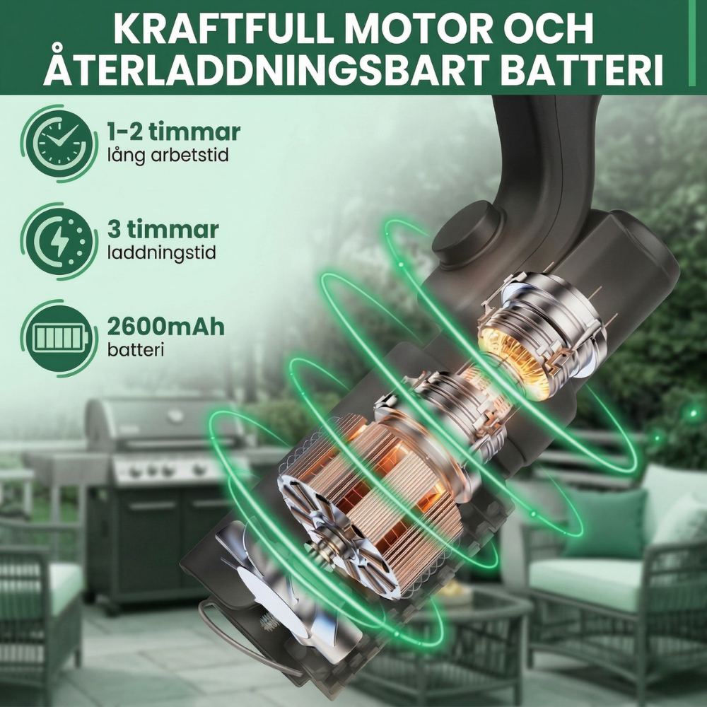 GrillRevive™ – Elektriskt Roterande Rengöringsborstset För Grill