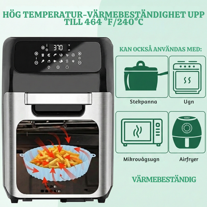 EcoFry™ – Non-Stick Återanvändbar Silikon Airfryer Bricka
