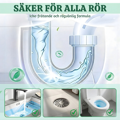 FlowFix™ – Kraftfullt Pulver för Avlopps- och Rörproppsborttagning
