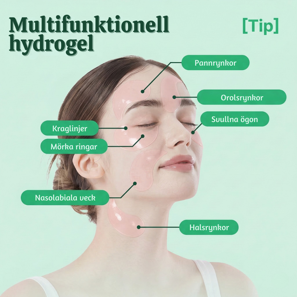 Silkéra™ – Bio-Kollagen Återfuktande Lystergivande Ögonpatches