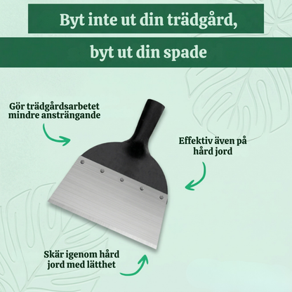 TerraPro™ – Hållbar Multi-Användbar Trädgårdsspade i Stålblad
