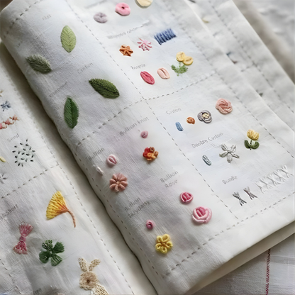 SoftStitch™ – Tygbroderi Övnings- & Lärobok