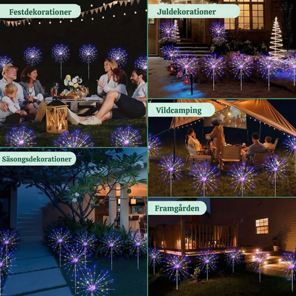 StarBurst™ – Soldrivna Dekorativa LED Fyrverkerilampor