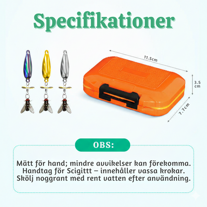 FishFool™ – Metall Propeller Flugfiskedrag