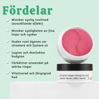 Silkéra™ – Bio-Kollagen Återfuktande Lystergivande Ögonpatches