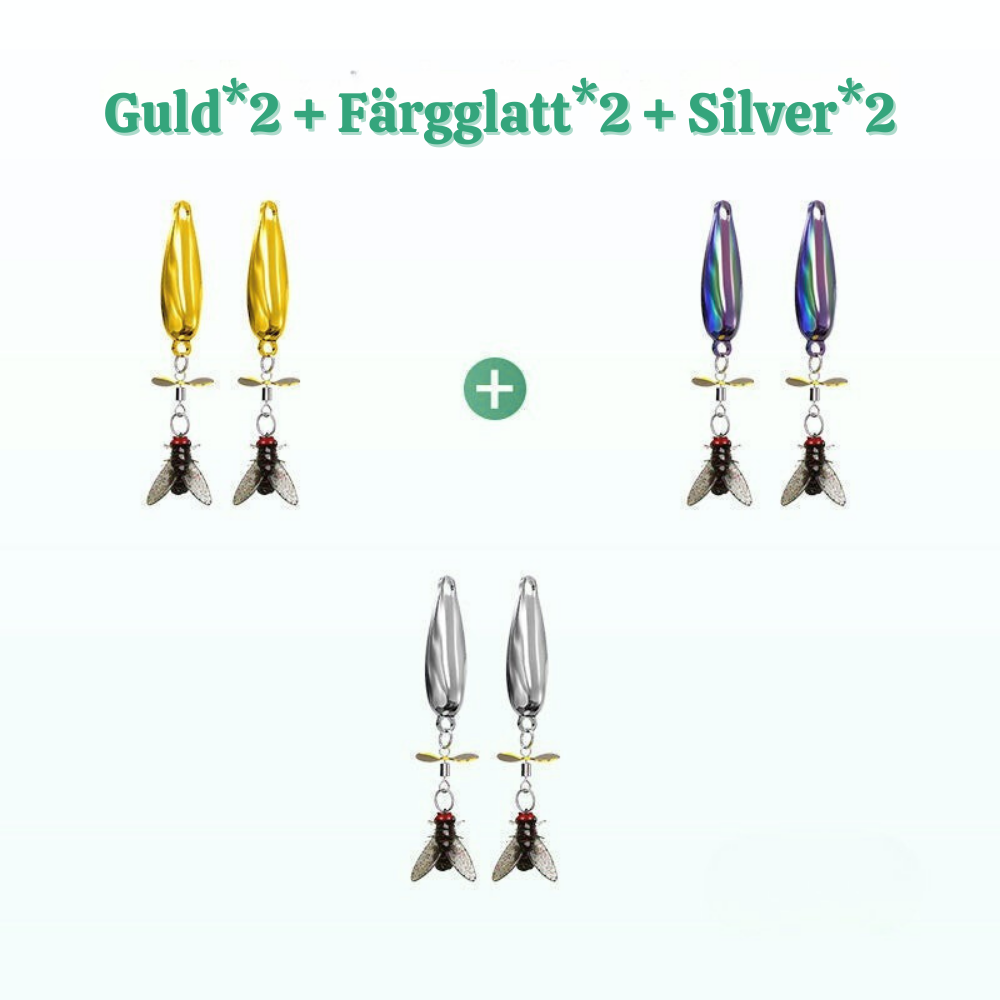FishFool™ – Metall Propeller Flugfiskedrag