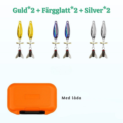 FishFool™ – Metall Propeller Flugfiskedrag