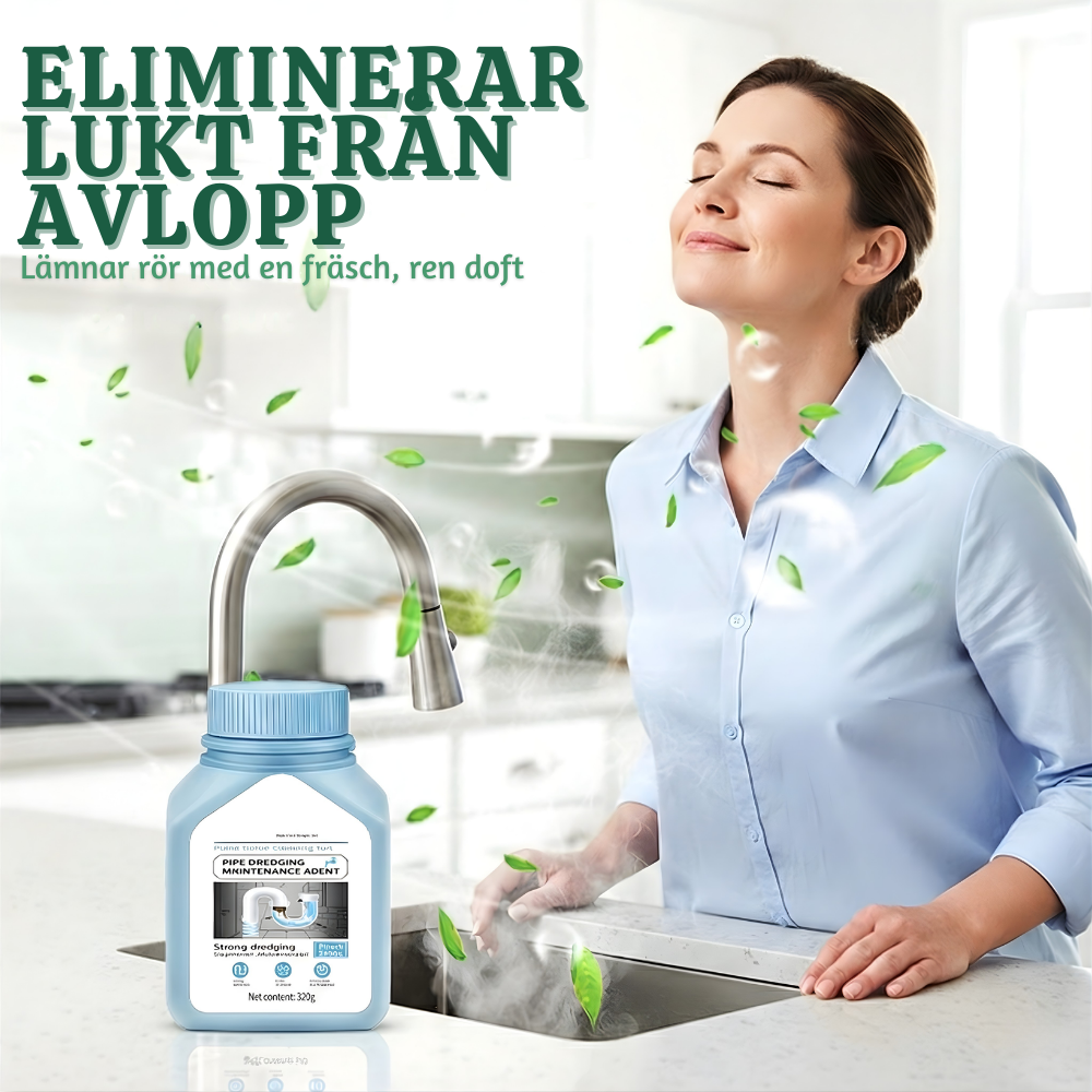 FlowFix™ – Kraftfullt Pulver för Avlopps- och Rörproppsborttagning