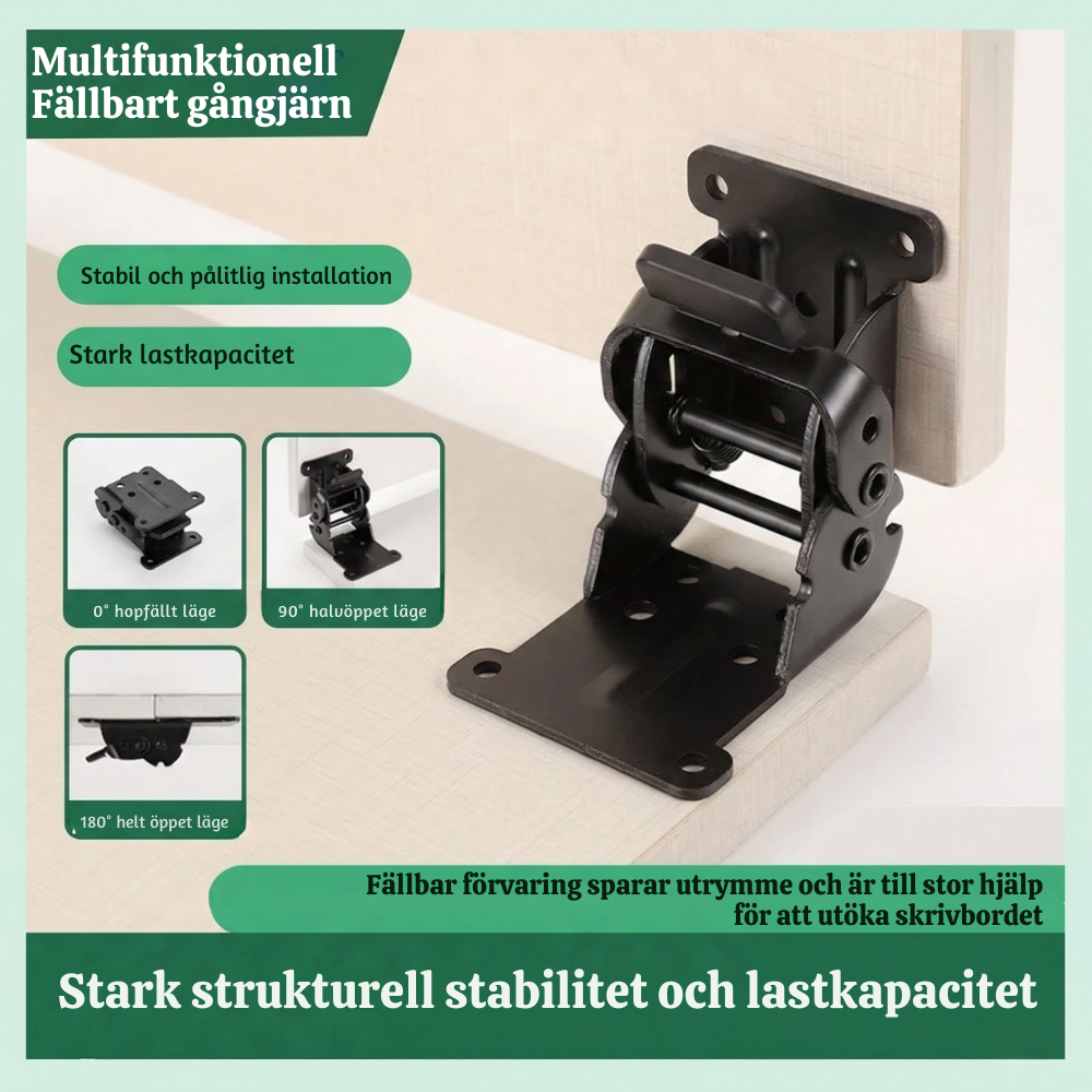 FlexHinge™ – Justerbart 90° Självlåsande Vikgångjärn