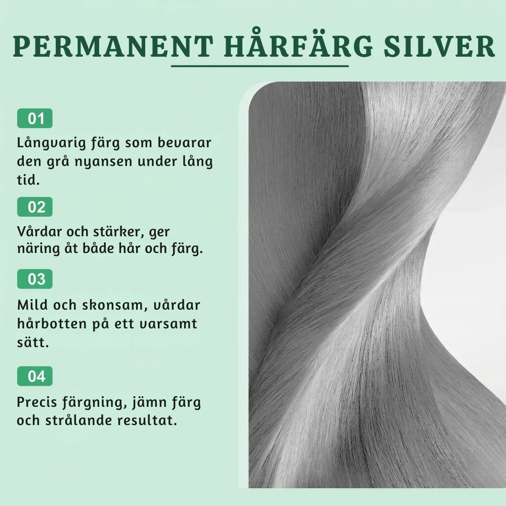 SilverMuse™ – Naturlig Professionell Silver Hårfärg