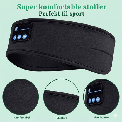 QuietRest™ – Trådlös Brusreducerande Sovmask Headband