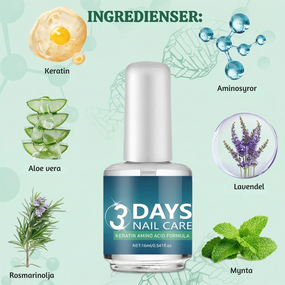 Nailvera™ – Keratinreparerande Nageloljebehandling